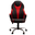 Кресло Фортуна 5(77) красно-черное